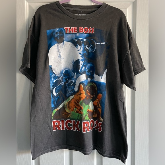 NWT RICK ROSS THE BOSS Graphic Tee Shirt URBAN OUTFITTERS Size L XL - Picture 2 of 5
